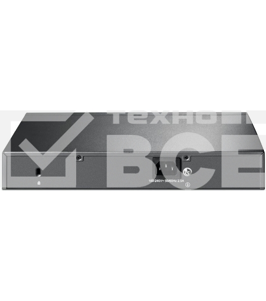 Коммутатор TP-Link JetStream 10-Port Gigabit Smart Switch with 8-Port PoE+, 8× Gigabit PoE+ Ports, 2× Gigabit SFP Slots, 802.3at/af, 150 W PoE Power, 1U 13-inch Rack-mountable Steel CaseIntegration with Omada SDN Controller, 802.1Q VLAN, STP/RSTP/MSTP, IG