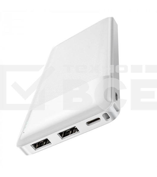 Внешний аккумулятор HOCO J72 Easy travel, 2.0A, 10000mAh, белый