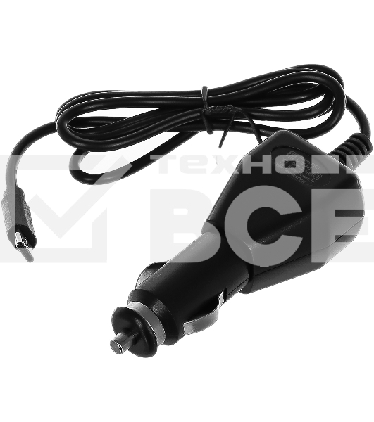 Автомобильное зарядное устройство Buro BUCC1 2A кабель USB Type C черный (BUCC10S00CBK)