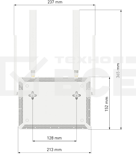 Роутер беспроводной Keenetic Hero 4G+ (KN-2311)) AX1800 MESH WI-FI 6