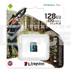 ФлешКарта Kingston 128GB microSDXC Canvas Go Plus 170R A2 U3 V30 Single Pack w/o ADP EAN: 740617301243, фото3