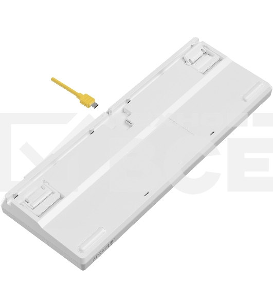 Клавиатура A4Tech Bloody S87 Energy (S87 USB ENERGY WHITE) проводная USB белый/жёлтый