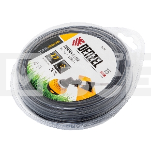 Леска для триммера Denzel двухкомпонентная звезда, 2,7мм х 15м, блистер EXTRA CORD