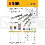 Набор бит TORX 15х50, сталь S2, шестигранный профиль, 10 шт. Denzel, фото 1
