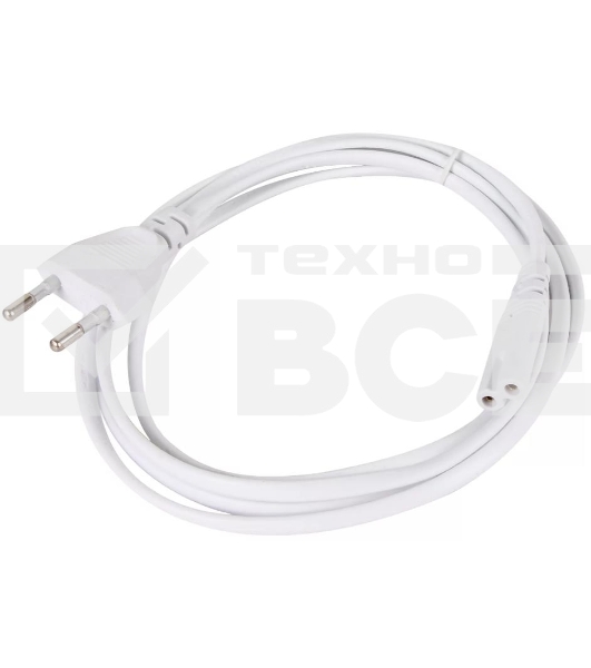 Кабель для аудио-видео техники IEC-320-C7, 2-pin 1,8m, белый, iOpen <ACE023-W-1.8M>