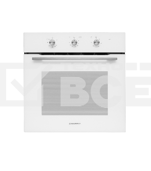 Шкаф духовой газовый с электрическим грилем Maunfeld MOGS703W, встраиваемый