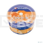 Диск DVD-R Verbatim 4.7Gb 16x Cake Box (50шт) (43788), фото2