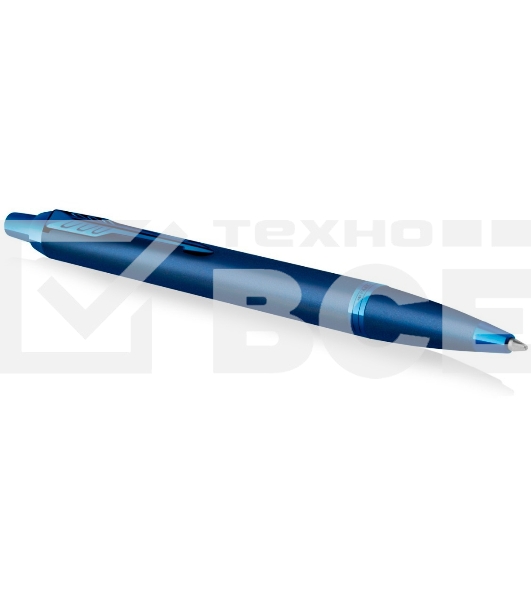 Ручка шариковая Parker IM Monochrome K328 (CW2172966) Blue PVD M син. черн. подар.кор.