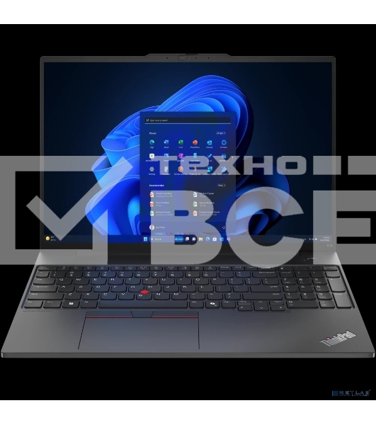 Ноутбук Lenovo ThinkPad E16 G2 Ryzen 7 7735U 16Gb SSD 512Gb AMD Radeon Graphics 680M 16' IPS WUXGA (1920x1200) без ОС black WiFi BT Cam (21M6S1F000)