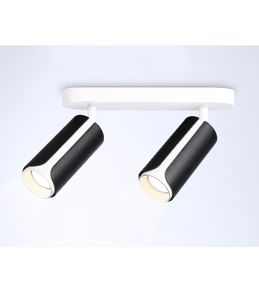 Светильник Ambrella light TN51598/2 BK/WH черный/белый GU10/2 260*60*195