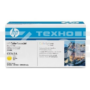 Картридж лазерный HP CE262A желтый для CLJ CP4025/CP4525 11000стр.