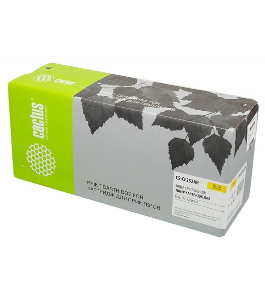 Тонер Картридж Cactus CS-CE252AR желтый для HP CLJ CP3525/CM3530 (7000стр.)