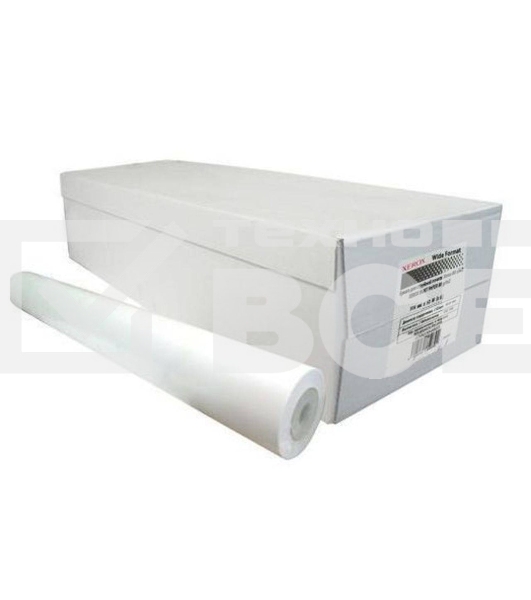 Бумага XEROX Inkjet Monochrome Paper 80г, 0.610x100м в инд.упаковке кратно 1рул.