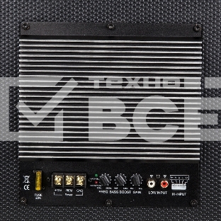 Сабвуфер автомобильный Kicx GT500BPA 500Вт активный (30см/12')