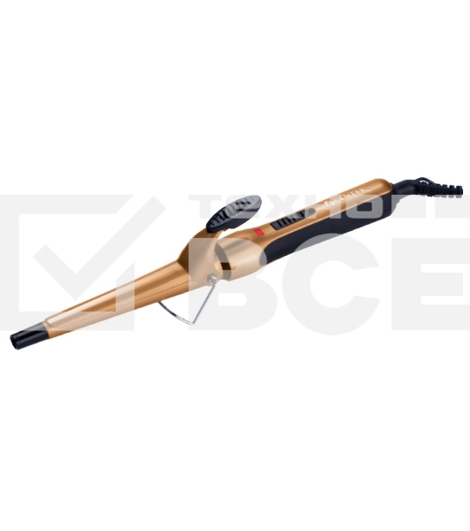 Щипцы для завивки волос Centek CT-2089 черный/золотистый, 13-25 мм, 200 °C, 1 режим