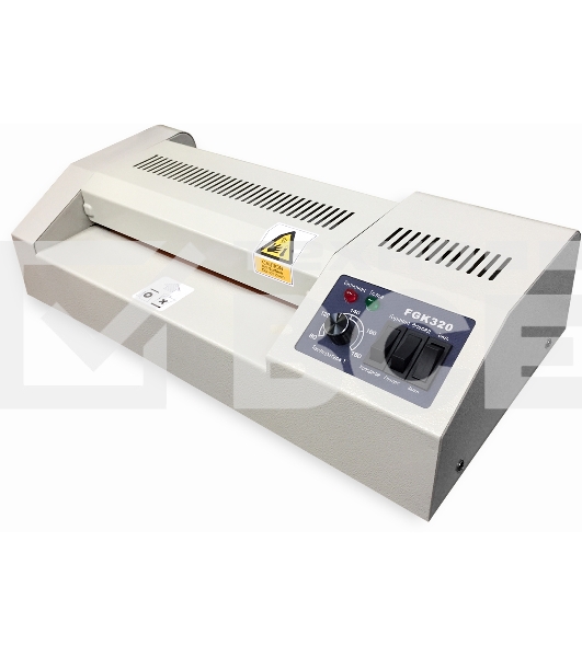 Ламинатор ГЕЛЕОС FGK 320, А3, 2х250 (пленка 60-250мкм), 600 мм/мин, 4 вала, реверс, хол. ламин., регул. темп., металл. корпус, мах толщина 2мм