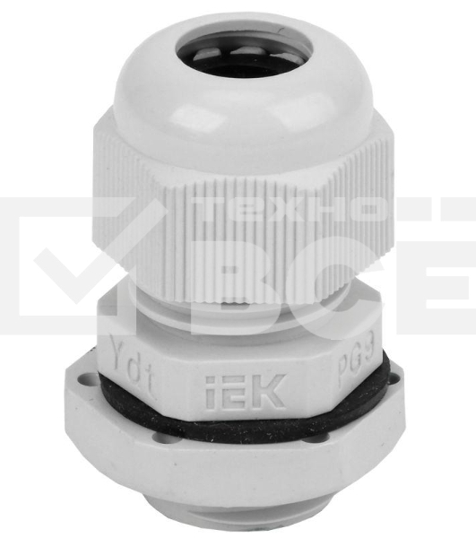 Сальник Iek YSA20-08-09-54-K41 PG9 диаметр проводника 6-7мм IP54 ИЭК