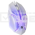Мышь проводная Defender Cyber MB-560L белый, 1200 dpi, USB, кнопки - 3, фото3