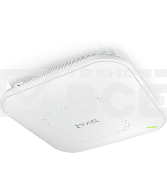 Гибридная точка доступа Zyxel NebulaFlex Pro WAX650S, W-Fi 6, 802.11a/b/g/n/ac/ax (2,4 и 5 ГГц), MU-MIMO, Smart Antenna, внутренние антенны 4x4, до 1200+2400 Мбит/с, 1xLAN 5GE, 1xLAN GE, PoE, защита о