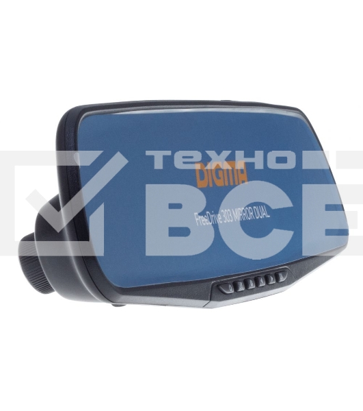 Видеорегистратор Digma FreeDrive 303 MIRROR DUAL черный 1.3Mpix 1080x1920 1080p 120гр.