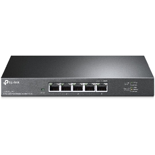 Коммутатор TP-Link 5-Port 2.5G Multi-Gigabit Desktop Switch, 5 × 2.5 G RJ45 Ports, Desktop Steel Case, Silent, Plug and Play, Wall mount.