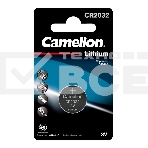 Элемент питания литиевый Camelion CR CR2032 BL-1 (блист.1шт), фото2