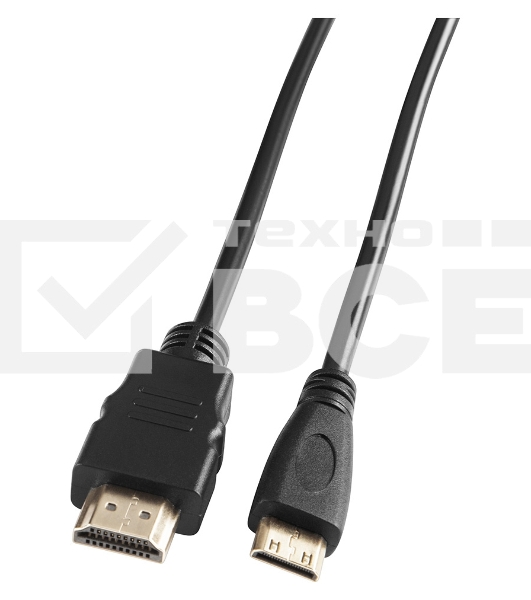 Кабель аудио-видео Buro mini-HDMI (m)/HDMI (m) 5м. черный (BHP-MINHDMI-5)