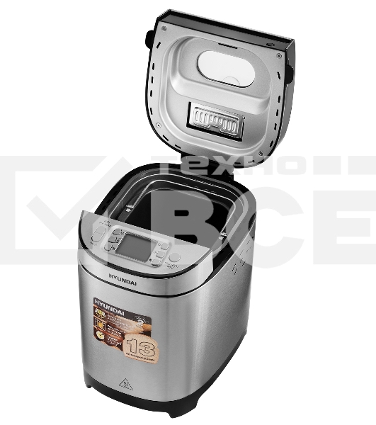 Хлебопечь Hyundai HYBM-M0313G 600Вт серебристый/черный