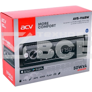 Автомагнитола ACV AVS-916BW 1DIN 4x50Вт