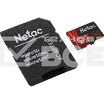 Флеш карта MicroSD card Netac P500 Extreme Pro 128GB, retail version w/SD adapter, фото3