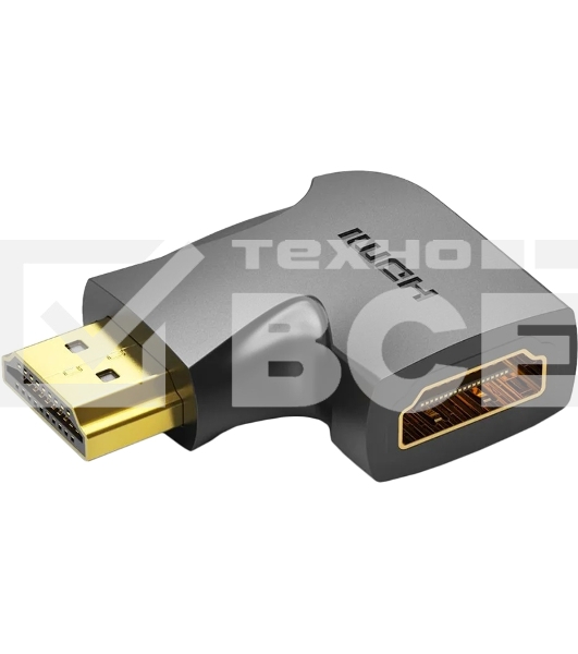 Адаптер-переходник Vention HDMI v2.0 19M/19F угол 270