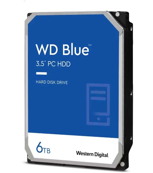 Жесткий диск WD Blue™ WD60EZAZ 6ТБ 3,5' 5400RPM 256MB (SATA III)