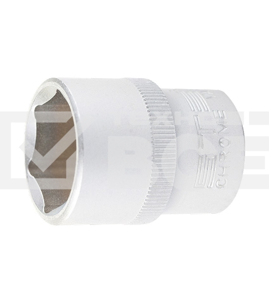 Головка торцевая, 12 мм, 6-гранная, CrV, под квадрат 1/2
