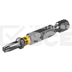 Набор бит TORX 20х50, сталь S2, шестигранный профиль, 10 шт. Denzel, фото2