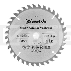 Пильный диск по дереву, ф185 х 20 мм, 36 зубьев + кольцо 20/16 Matrix, фото2