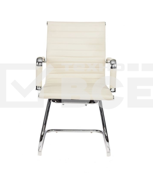 Кресло компьютерное Бюрократ CH-883-LOW-V/IVORY низкая спинка слоновая кость искусственная кожа