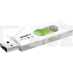 Флешка USB ADATA UV320 (AUV320-256G-RWHGN), 256Gb, USB 3.2 Gen1, R/W 100/30, белый/зеленый, фото3