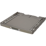 Соединительный элемент для сушильных машин Midea/Соединительный элемент для сушильных машин Midea, выдвижная полка, максимальная нагрузка на полку 16 кг, серебристый, фото4