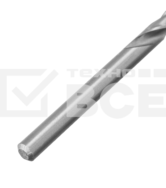 Сверло спиральное по металлу 4,5 x 80мм, Р6М5, Golden Tip Denzel
