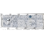 Клавиатура для ноутбука Asus X756 белый без рамки (горизонтальный Enter), фото 1