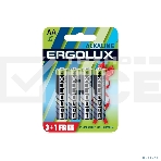 Батарейка Ergolux Alkaline LR6 BL 3+1 (FREE) (LR6 BL3+1, 1.5В) (4 шт. в уп-ке), фото2