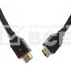 Кабель аудио-видео Cactus CS-HDMI.2-3 HDMI (m)/HDMI (m) 3м. Позолоченные контакты черный, фото2
