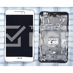 Модуль (матрица + тачскрин) для Asus Fonepad 8 FE380CG белый с рамкой, фото2