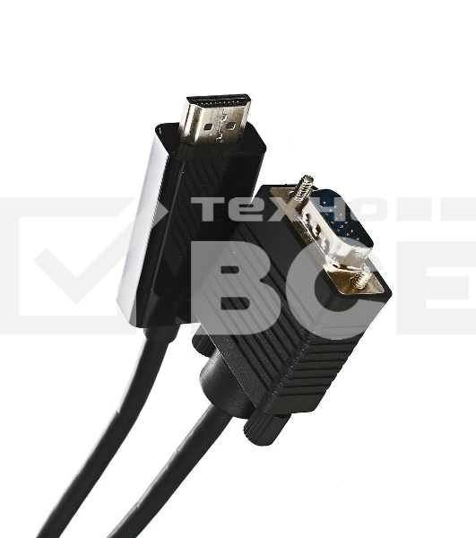Кабель-переходник Telecom HDMI --> VGA_M/M 1,8м
