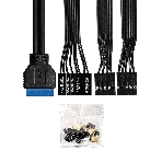 Компьютерный корпус Minitower ExeGate BAA-308MUC-UNS400 (mATX, БП UNS400 с вент. 12см, 1хUSB+1хUSB 3.0+1хTypeC, HD Audio, черный), фото10