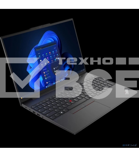 Ноутбук Lenovo ThinkPad E16 G2 Ryzen 7 7735U 16Gb SSD 512Gb AMD Radeon Graphics 680M 16' IPS WUXGA (1920x1200) без ОС black WiFi BT Cam (21M6S1F000)