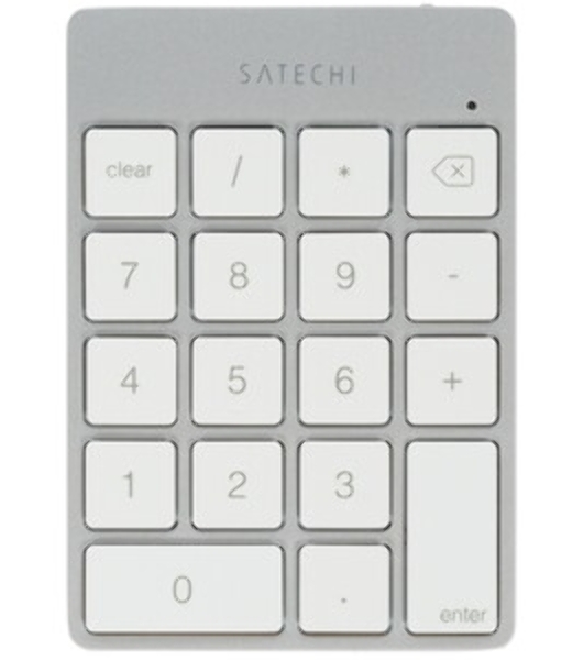 Цифровой блок Satechi ST-SALKPS беспроводной, Bluetooth, серебристый