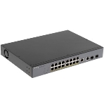 Коммутатор Zyxel GS1350-18HP, 16xGE PoE+, 2xCombo (SFP/RJ-45), бюджет PoE 250 Вт, дальность передачи питания до 250 м, автоперезагрузка PoE-портов, повышенная защита от перенапряжений и электростатических разряд, фото11