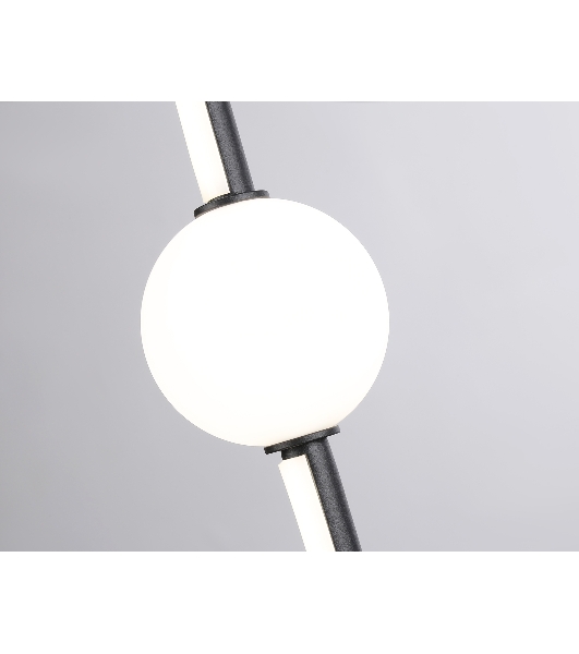 Светильник Ambrella light FL66363 BK черный 19W 4200K 190*80*1000