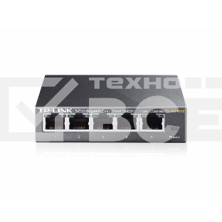 Сетевой коммутатор TP-Link SMB TL-SG105E 5-Port Gigabit Desktop Easy Smart Switch, 5 10/100/1000Mbps RJ45 ports, MTU/Port/Tag-based VLAN, QoS, IGMP Snooping
